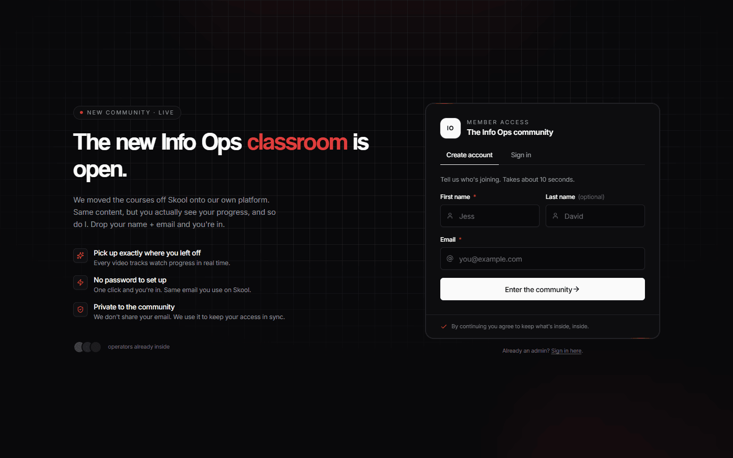 Modules Classroom
