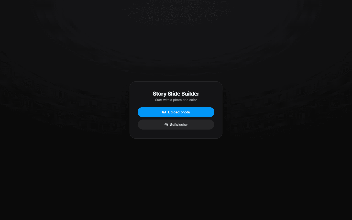 Story Slide Builder